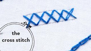 #28: cross stitch embroidery tutorial