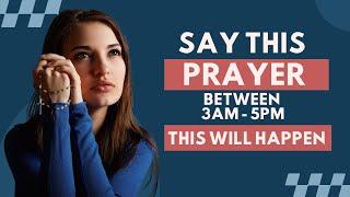 If You Wake Up Between 3am - 5am SAY This Powerful Meditation Prayer (Christian Motivation)