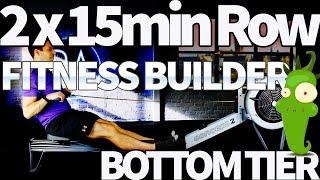 Indoor Rowing Workout - 15mins x 2 - Fitness Building Calorie Burning Row