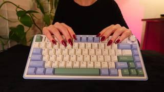 ASMR In-Depth Keyboard Tour  ⌨️ Soft-Spoken  Typing Sounds, Mechanical, Thocky/Creamy, Typewriter