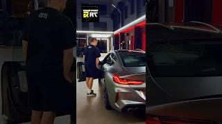 Литвин ХОЛОДНЫЙ ЗАПУСК BMW M8 - КАК ВАМ ВЫХЛОП? #shorts