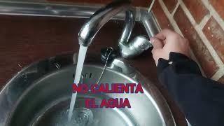 No calienta el agua caliente desde que hice obra en casa parece que la caldera no funciona .