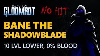 V Rising - Bane the Shadowblade | No Hit, 10 Levels Lower, Frail | Gloomrot Boss Kill