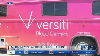 Versiti Blood Center of Indiana ask for public’s help with blood shortage