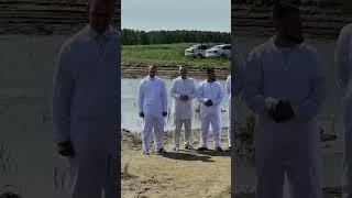 Крещение в Азово, Омской области. МСЦ ЕХБ
