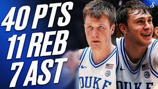 Cooper Flagg (18 PTS & 5 AST) & Kon Knueppel (22 PTS) Combine For 40 PTS In Official Duke Debut!