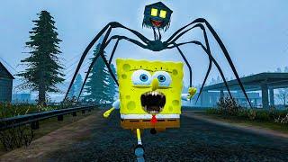 HOUSE HEAD ATTACKED SCARY SPONGEBOB - Meme Coffin Dance