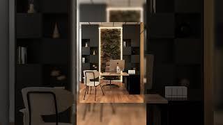 Master Render-Modulo 4-Oficina #shorts #architecture #sketchup #interiordesign #render #yaqsstudio