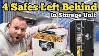 4 SAFES LEFT IN HER ABANDONED STORAGE UNIT