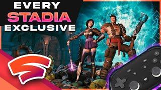 EVERY Google Stadia Exclusive Game Currently!  What Exclusive Games Are Coming In The Future?