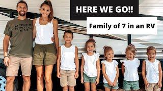 FAMILY OF 7 IN AN RV FOR A WEEK!? **Part 1**