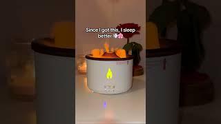 Since I got this, I sleep better #humidifier #asmr #cozy #cozylight #roomscent #fragrance