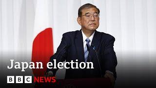 Japan's ruling party loses its majority in snap election | BBC News