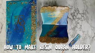 How to make Resin Quran Holder/Rehal step by step complete guide | Resin Tutorial