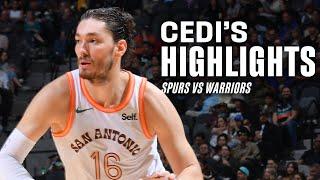 Cedi Osman 18 points Highlights vs  Golden State Warriors