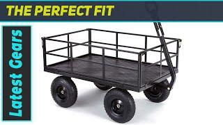 Gorilla Cart 9CF: ULTIMATE Yard Cart? Heavy Duty Testing!