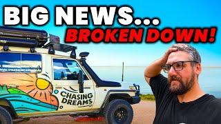 This might CHANGE EVERYTHING…Car Trouble & BIG NEWS Caravanning Australia?