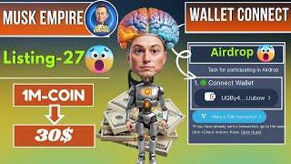 X Empire/Musk Empire Wallet Connect |  Musk Empire Wallet Connect