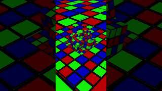 Satisfying Rubik's Cube Drop Perfect Loop #oddlysatisfying #asmr #loop #infiniteloop #satisfying