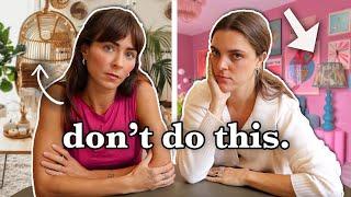 Biggest interior DESIGN MISTAKES | ft. Paige Wassel!!!