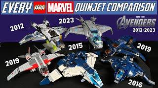 EVERY LEGO Quinjet COMPARISON (6869, 76032, 76051, 76126, 76127, 76248)