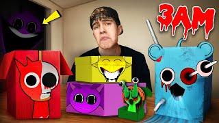 DO NOT OPEN ALL EVIL SPRUNKI MYSTERY BOXES at 3 AM!!