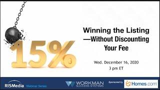 Winning the Listing Without Discounting Your Fee