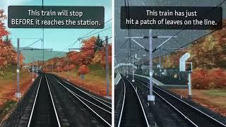 Leaves on the line are no joke