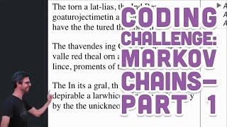 Coding Challenge #42: Markov Chains - Part 1