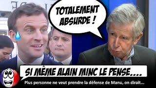 "Macron a un PROBLÈME PSYCHOLOGIQUE", selon son ancien mentor Alain Minc...