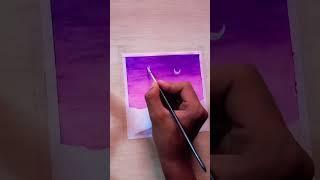 night painting #shreyashjadhavart #short #trending #ytshort #viral #painting #song #shorts