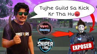 Gyan Gaming & Sniper Lord Exposed Gyan SR || Gyan SR Hacker