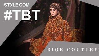 John Galliano Stages a Grand Opera for Dior Couture - #TBT with Tim Blanks - Style.com