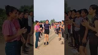 MP police girls workout Uday Fauji physical academy Gwalior #viralvideo #trending  #mppolice