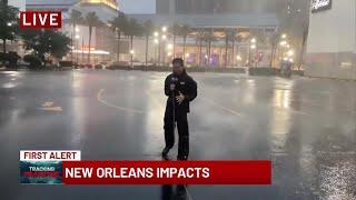 New Orleans begins to feel the impacts of Hurricane Francine