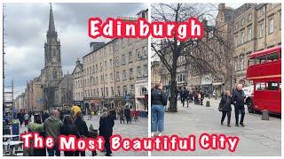 Scotland Edinburgh |The Most Beautiful City | Walking Tour 2023