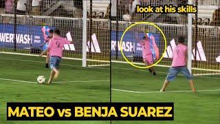 Mateo Messi play new role as goalkeeper and look at his skills... | Football News Today