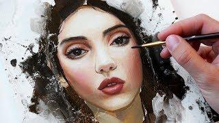 EASY BEGINNER PAINTING TUTORIAL! // How to paint a Portrait with Oils?