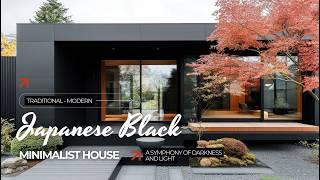 Exploring the Timeless Elegance of Japanese Black Minimalist Houses