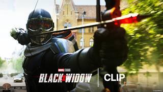 Yelena and Natasha vs Taskmaster Chase Scene | Black Widow | Official Clip