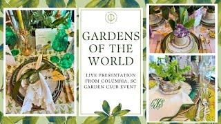 Columbia Garden Club’s Flowers with Friends Symposium | Stunning Tablescapes & Spring Container Demo