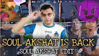 Soul Akshat - Clutch Master Is Back - Soul Akshat Edit | Soul Akshat 1 v 3 Godlike