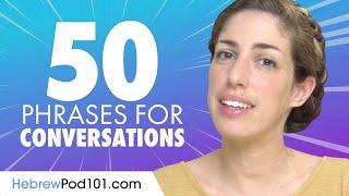 50 Hebrew Phrases to Use in a Conversation