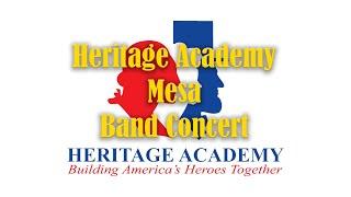 Heritage Academy Mesa Band Concert December 2024