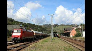 Bahnalltag in Probstzella am 12.09.2022 - Grenzlasten mit Schiebung