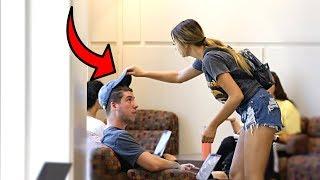 Stealing Guys Hats Prank!!