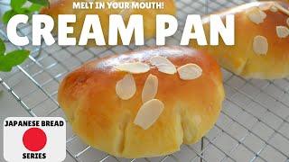 HOW TO MAKE CREAM PAN | The Best Japanese sweet bread (EP266)