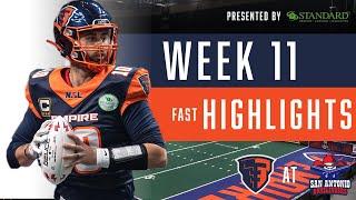 Albany Empire vs. San Antonio Gunslingers Week 11 Highlights | 2022