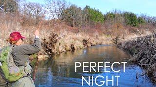 FLY FISHING FENNIMORE FORK (CASTLE ROCK CREEK) WISCONSIN DRIFTLESS REGION TROUT FISHING