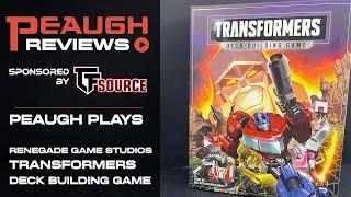 Peaugh Plays: Renegade Game Studios TRANSFORMERS DECK-BUILDING GAME